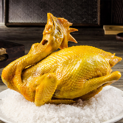 【顺丰冷运】广东梅州手撕盐焗鸡整只纸包正宗客家特产鸡肉熟食