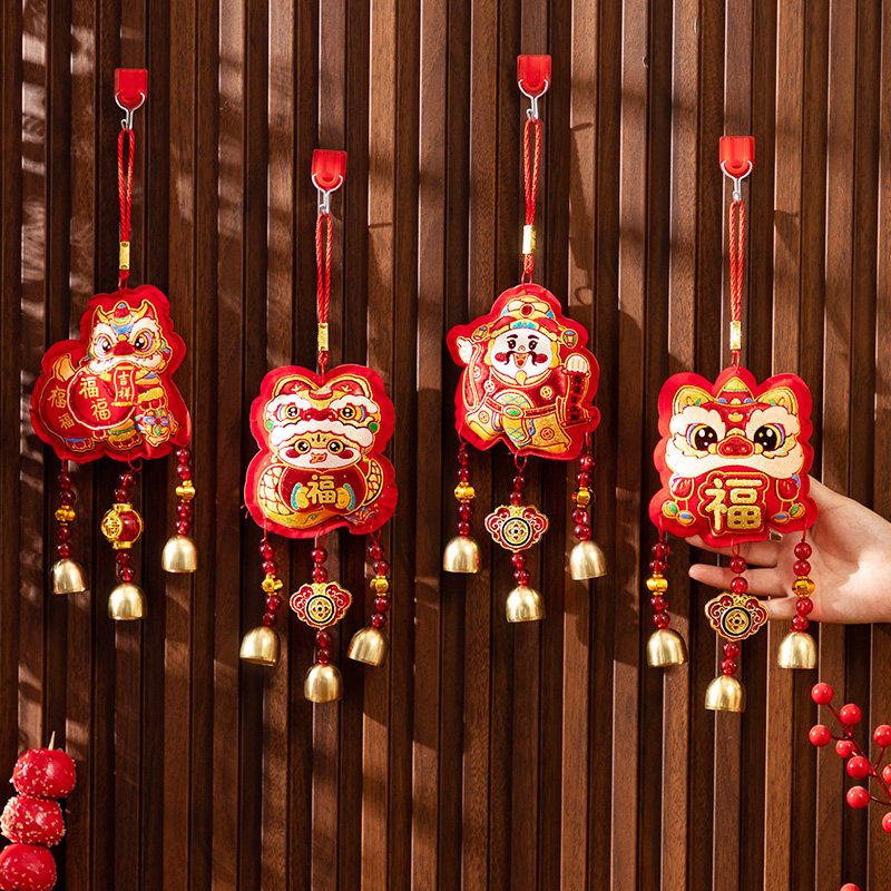 新年挂件铃铛年年有余