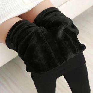 超厚棉裤 打底裤 女秋冬加绒加厚东北特厚加长高个子高腰一体保暖裤