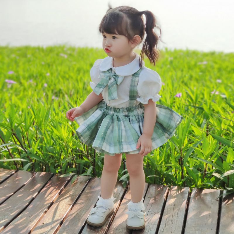 女童jk制服套装夏2025新