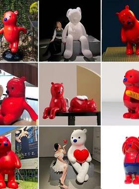 玻璃钢吉祥物卡通雕塑定制大型动漫卡通精品模型商场美陈公仔摆件