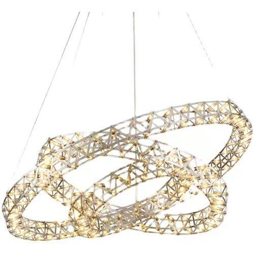 源头厂家后现代简约北欧圆环吊灯咖啡店服装宴会厅酒店商场吊灯