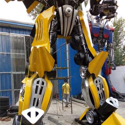 厂家直供机器人模型销售m高大型大黄峰变型金刚模型遥控