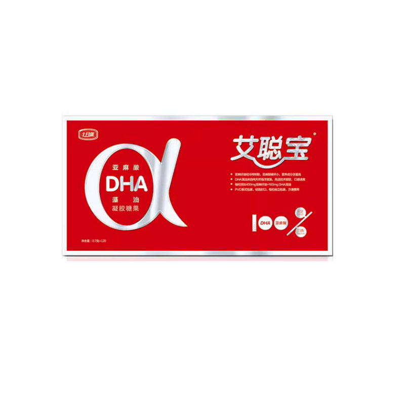 十月馨艾聪宝dha藻油a-亚麻酸凝胶果糖dy3