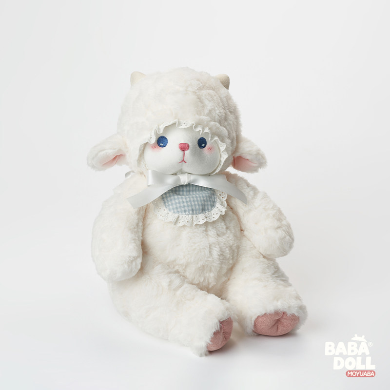 BABADOLL 작은 잠자는 양 인형 37CM ??플러시 장난감 진정 헝겊 인형 귀여운 인형 발렌타인 데이 선물