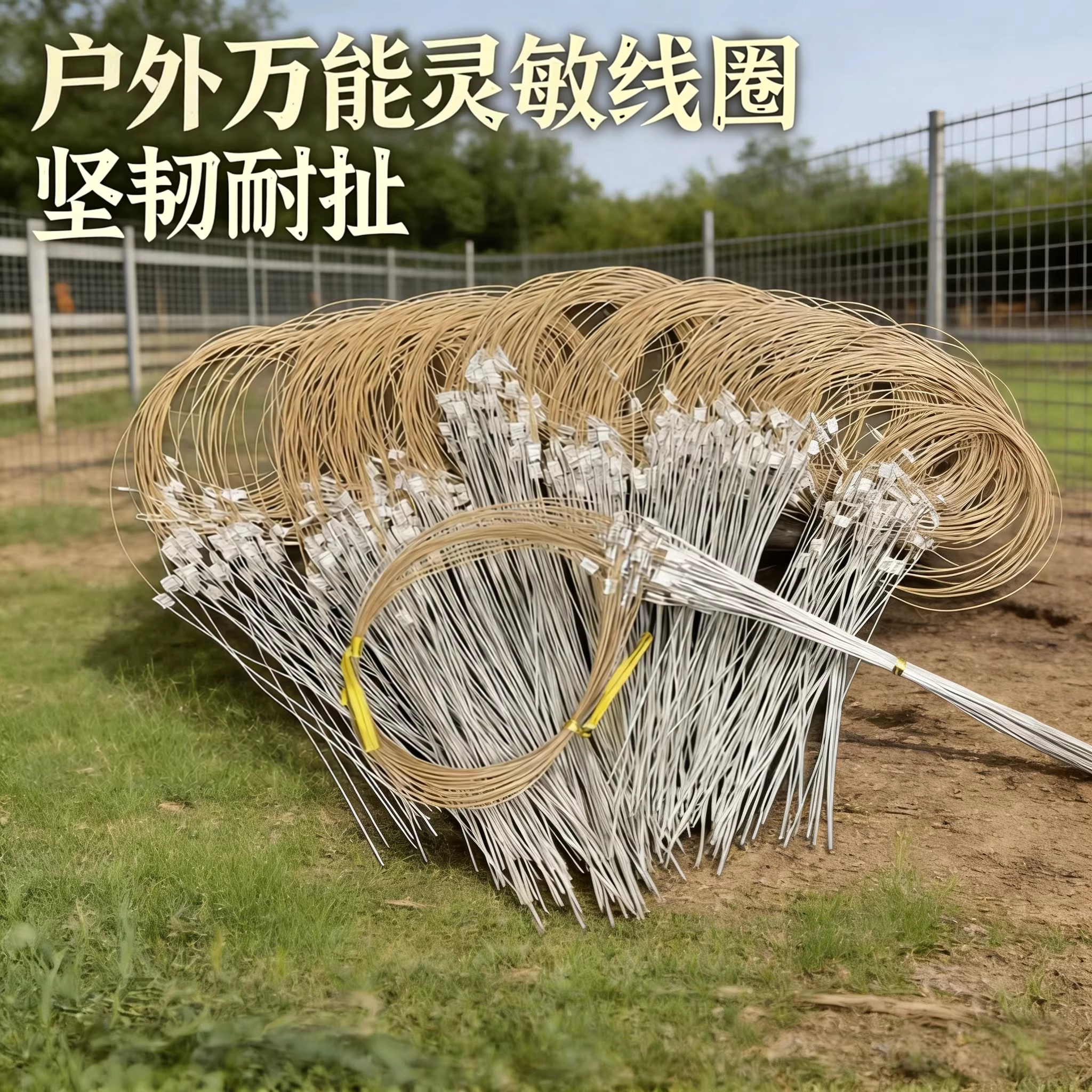 新型套线加粗耐磨脚线圈狂扯不断户外螃蟹线套灵敏弹力十足尼龙线