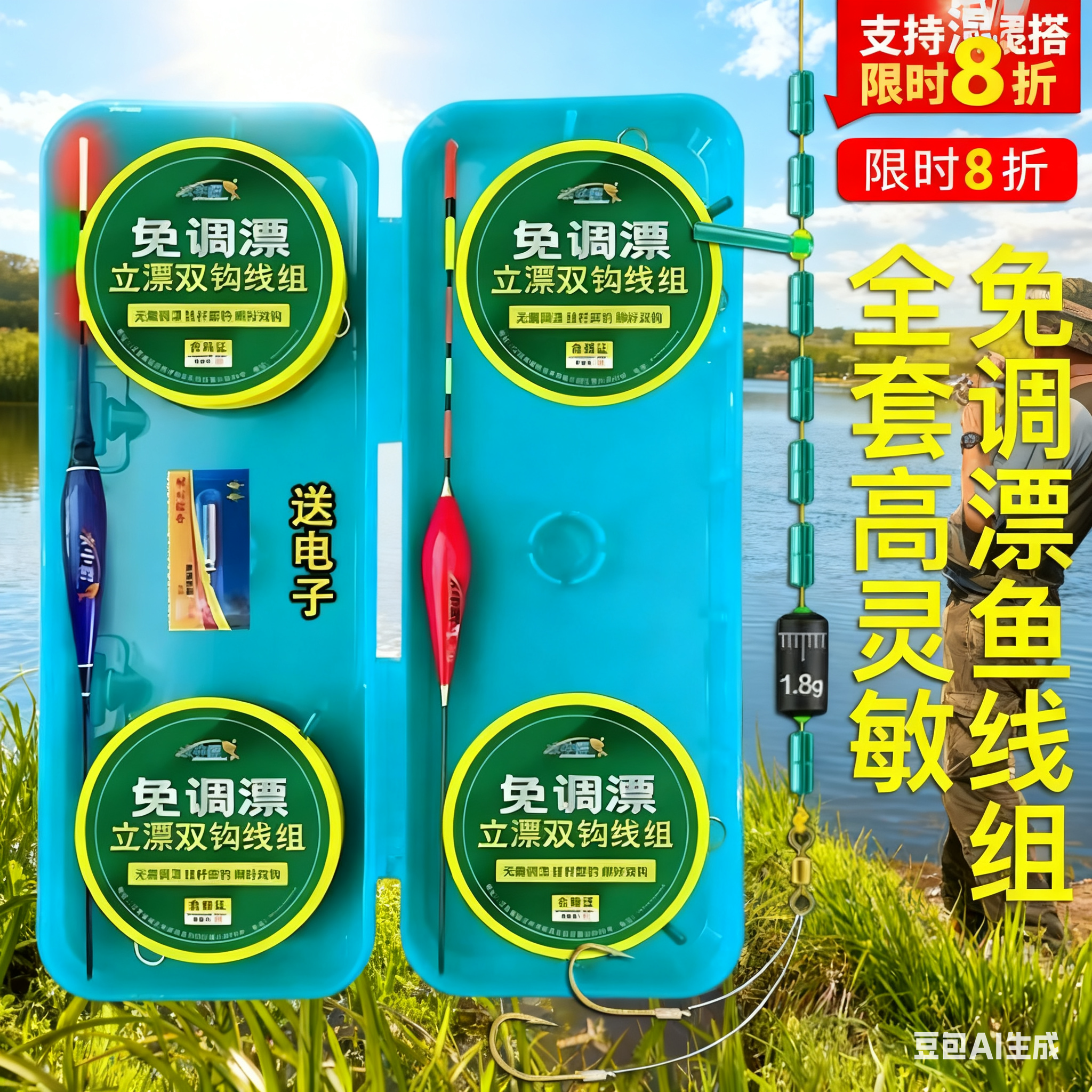 免调漂鱼线组全套海夕立漂