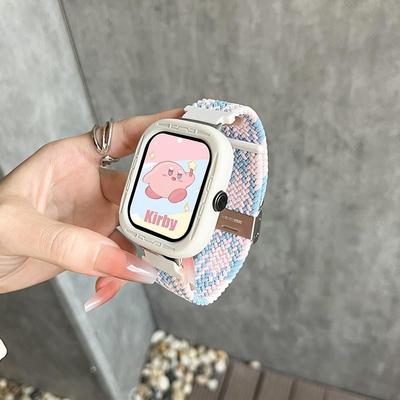 适用于红米watch4表带卡扣尼龙编织手表Redmi Watch4腕带男女潮