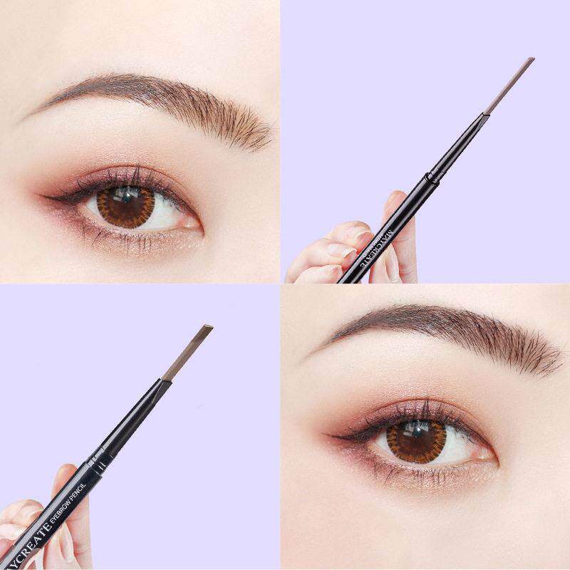 黑色细EAR眉笔三角眉双头 笔粗脱笔心防水防汗自然持笔久不易妆