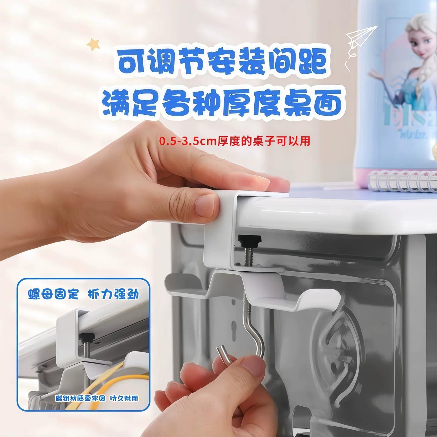 新款免打孔课五金RUW桌机械力五金吊钩抓钩包吊钩书强承重ZF