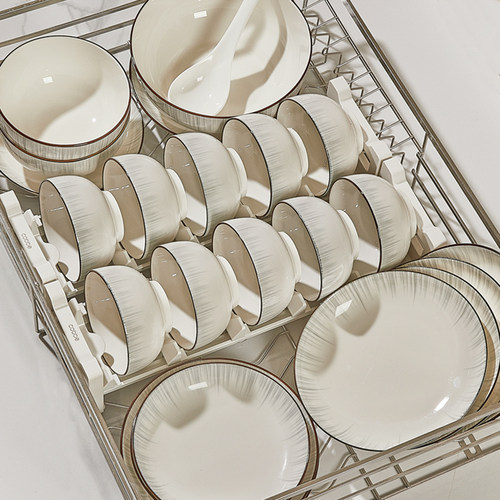 简约高级感餐具套装家用