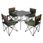 休闲靠背超轻便携折叠椅户外沙滩椅自驾游野露营烧V烤桌椅套装