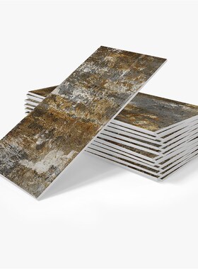 16片装工业风磨砂PnE泡沫墙贴自粘防水防潮厨房浴室可移除墙面装