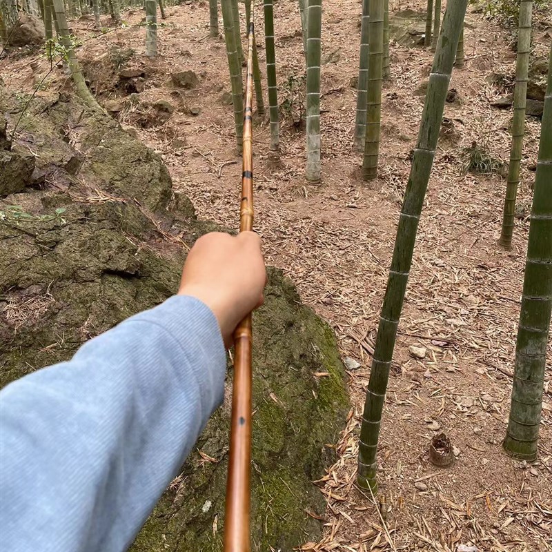古法制作真竹子鱼竿箭竹古法鱼竿并继鱼竿溪流池塘野钓鱼竿真竹子