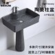 小户型立柱洗手盆池洗手台一体台盆创意J简易户外庭院落地式 洗脸