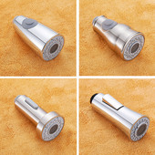 厨房抽拉式 水龙头配m件小花洒喷头手持两功能水槽出水头水嘴洗菜