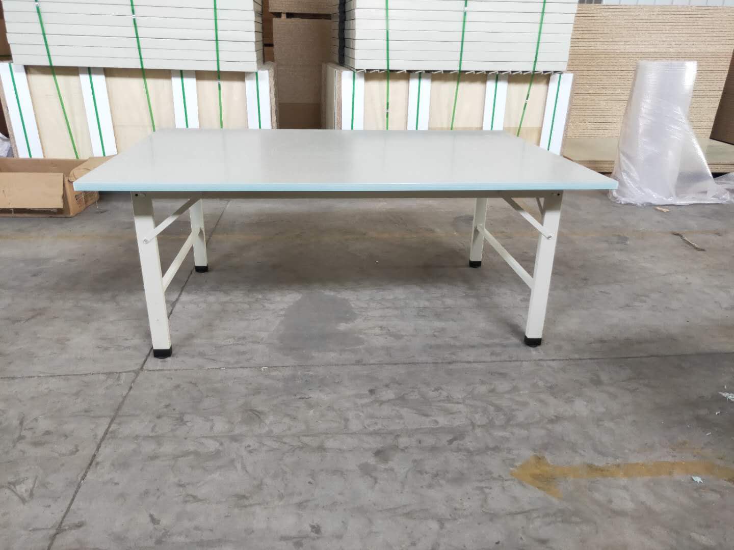 新品服装厂裁剪台组合检验台车间流水线工作裁剪桌裁牀台打包台u