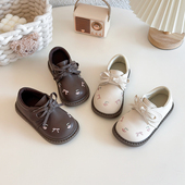 儿童软底防滑单鞋 女童休闲鞋 女宝宝百搭公主鞋 2025春秋新款 皮鞋 潮