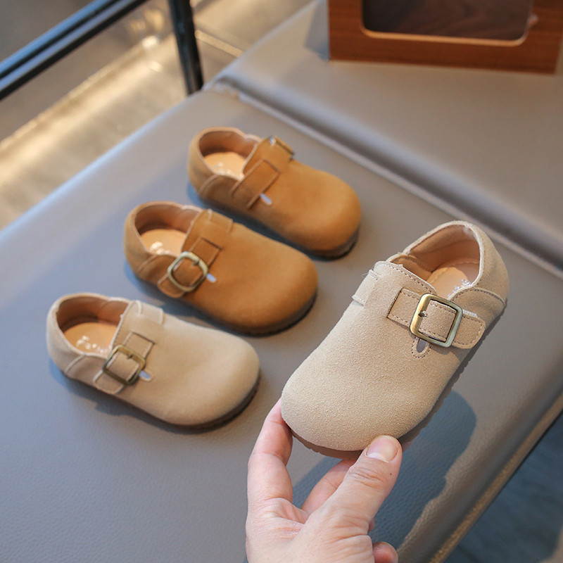 儿童勃肯鞋女童皮鞋2025春秋新款全包单鞋豆豆鞋乐福鞋宝宝学步鞋,童鞋/婴儿鞋/亲子鞋,学步鞋,淘宝优惠券,粉丝福利购,淘宝优惠卷
