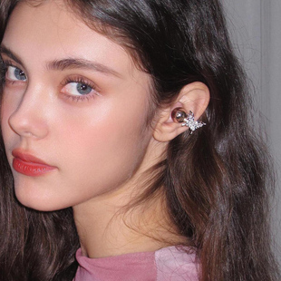 华为freeclip耳机钻扣配饰品满钻蝴蝶精致饰品高级感装饰耳机夹女