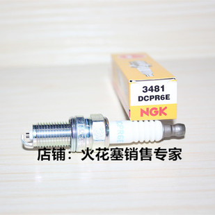 雅马哈铃木水星四冲程船外机冲锋舟摩托快艇适用NGK火花塞DCPR6E