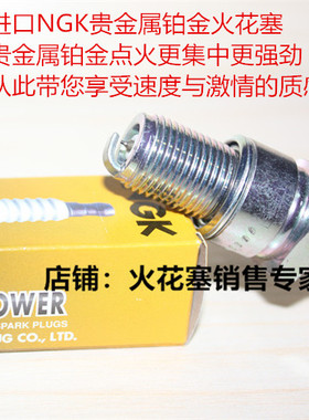 NGK铂金火花塞适用两冲摩托NSR250/TZR250/TZR125/RGV250/P2 P3
