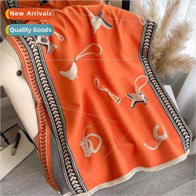 Cashmere air-condioning room high-end shawl female outwear 2