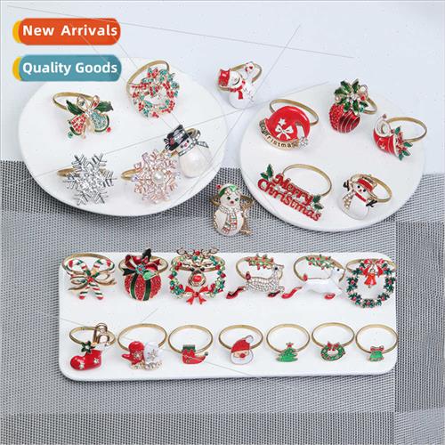 Western restaurant hotel table decoration napkin buckle Chri