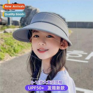 UPF50 sun cap children hollow hat sunshade 1085 male