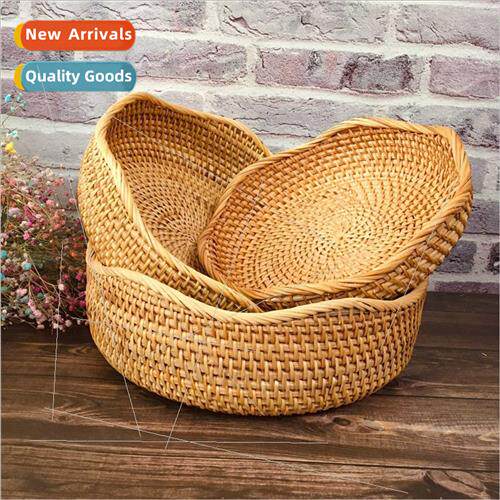 Vietnam rattan organizing storage fru basket bread basket ca