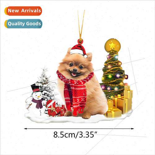 Christmas Wooden Pendant Hanging Crafts Christmas Tree Hangi