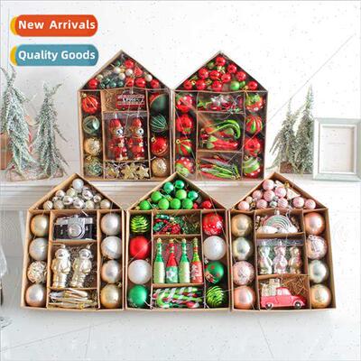 New Christmas e decoration ball plating colorful anisotropic