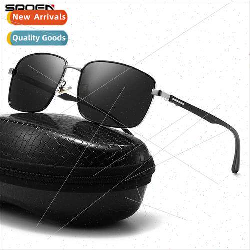new metal Polarized sunglasses riding fishing men sunglasses