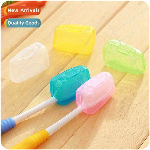 Japanese transparent portable toothbrush head protector trav