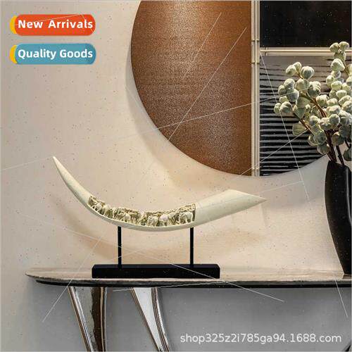 Ivory ornaments home living room entrance decorations gifts