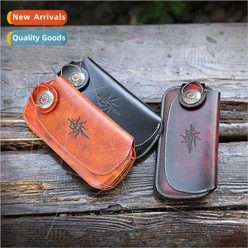 2024 new leather men wallet handmade wallet 5087 leather lon