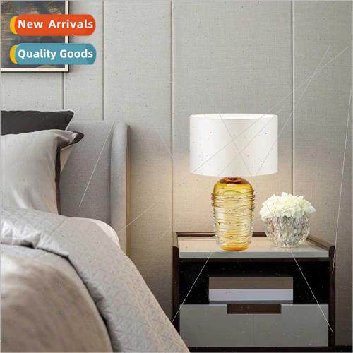 -modern minimalist light luxury glazed table lamp designer s
