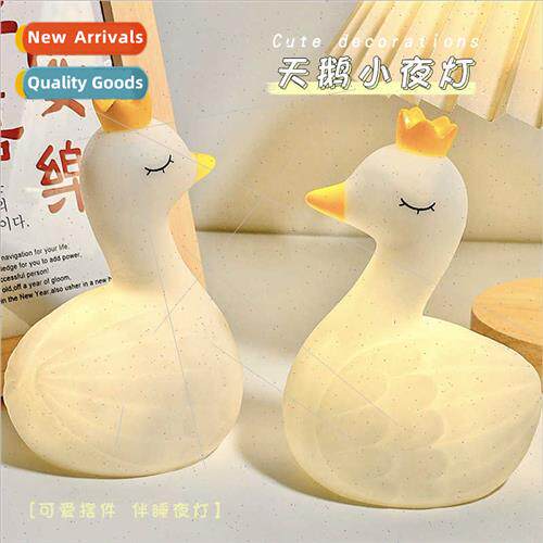 Ins wind whe swan night light creative bedroom bedside lamp