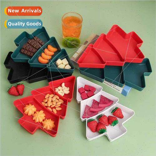 Christmas Tree Dried Fru Tray Snacks Nuts Melon Seeds Candy