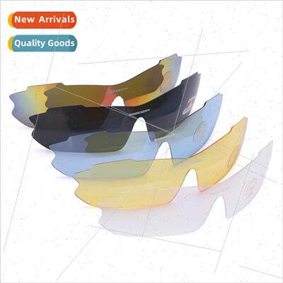0089 Cycling glasses wh onePCS lens polarized dazzle transpa