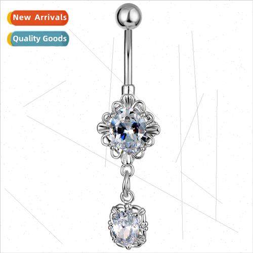 Belly Dance Piercing Jewelry Zirconia Navel Ring Navel Ring