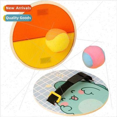 Wooden parent-child interaction sticky sticky ball dart boar