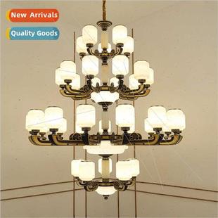chandelier self room Chinese living villa house New built