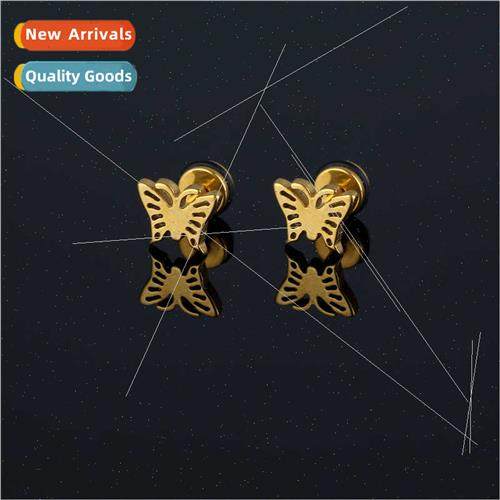 Fashion stainless steel casting earrings creative electropla
