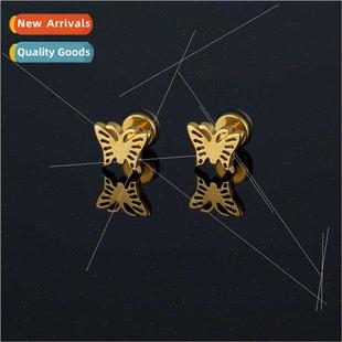 stainless creative steel earrings electropla casting Fashion