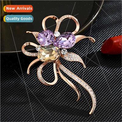 New fashion high-grade Western-plant brooch corsage simple p