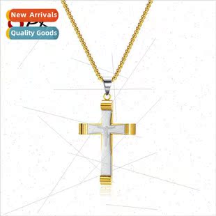 Europe new set stain simple pendant steel tanium fashion men