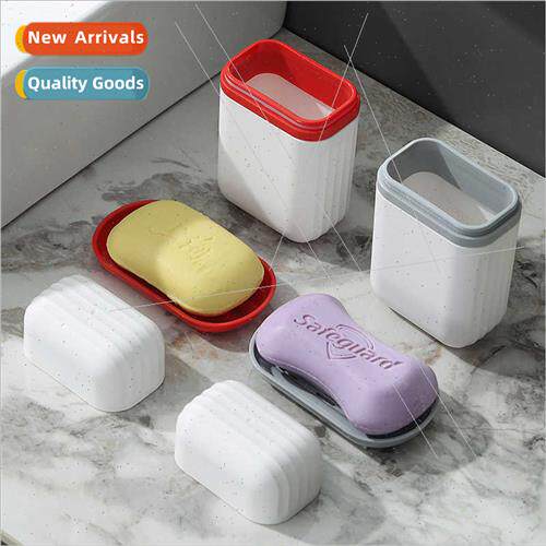 Travel Soap Box d Dustproof Handmade Soap Box Portable Drain