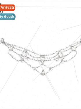 xury rhinestone bridal pair comb ancient tassel eyebrow pend