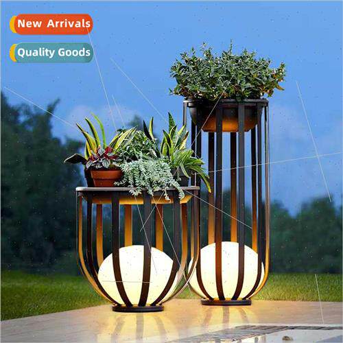 mple outdoor patio coffee table lamp villa garden decoration